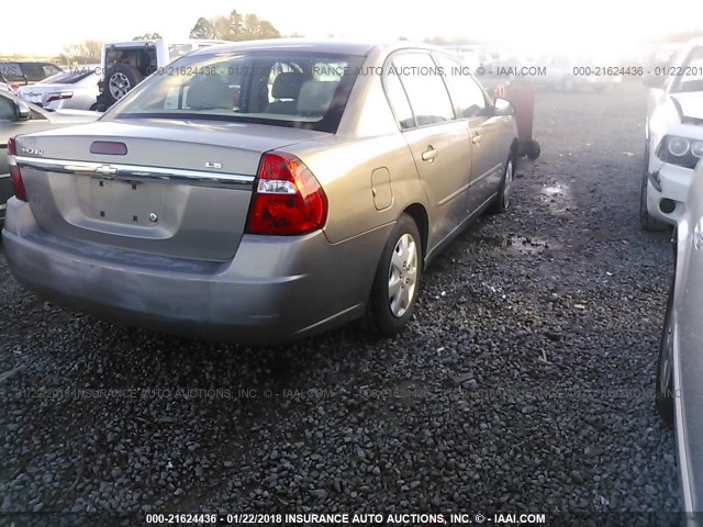 1G1ZS58F48F122370 - 2008 CHEVROLET MALIBU LS BROWN photo 4