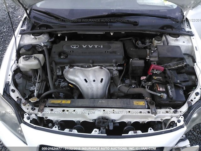 JTKDE3B7XA0312531 - 2010 TOYOTA SCION TC 白色 照片 10