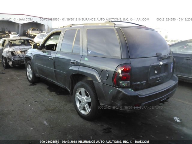 1GNDT13S172259369 - 2007 CHEVROLET TRAILBLAZER LS/LT GRAY photo 3