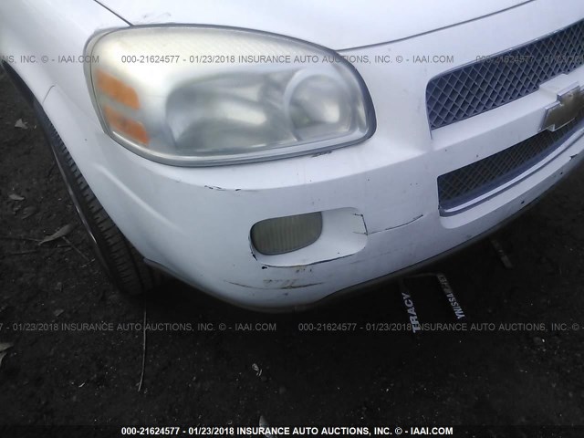 1GNDV13117D168222 - 2007 CHEVROLET UPLANDER WHITE photo 6