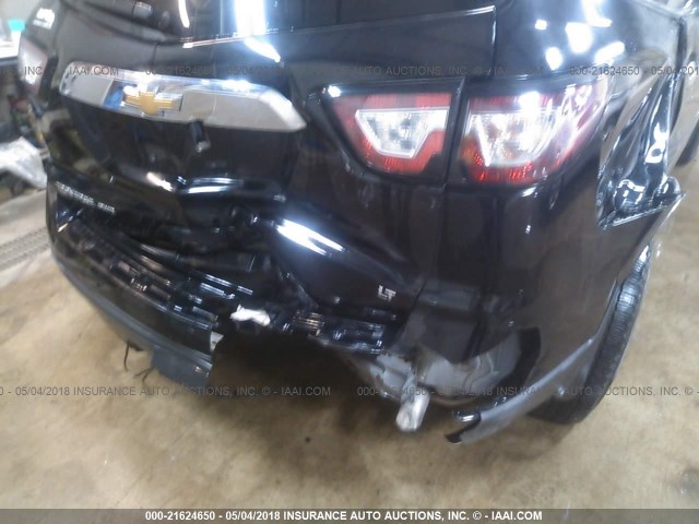 1GNKVGKD4HJ114003 - 2017 CHEVROLET TRAVERSE LT BLACK photo 6