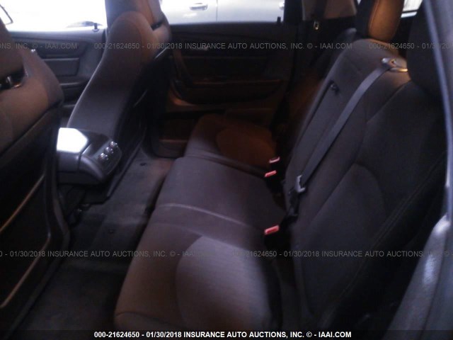 1GNKVGKD4HJ114003 - 2017 CHEVROLET TRAVERSE LT BLACK photo 8