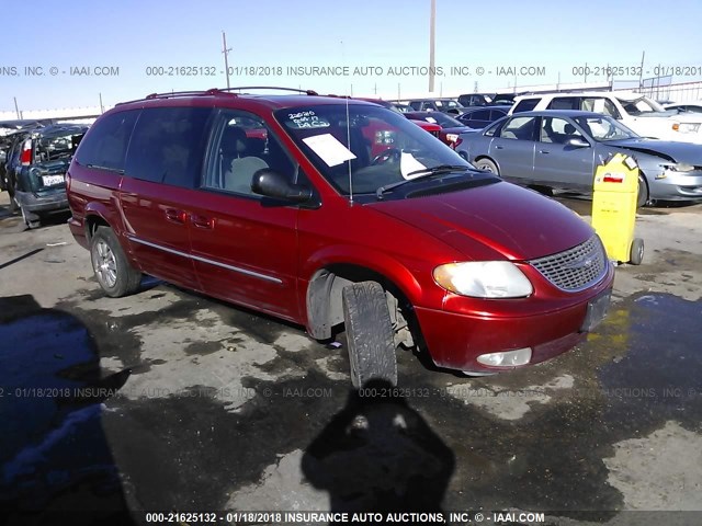 2C8GP64L34R544052 - 2004 CHRYSLER TOWN & COUNTRY LIMITED RED photo 1