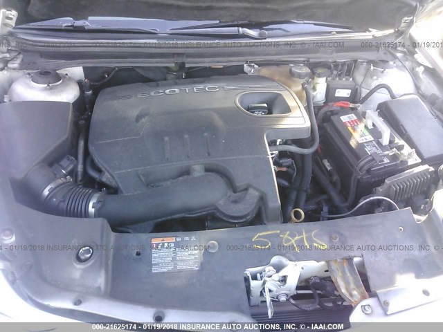 1G1ZC5E08CF153823 - 2012 CHEVROLET MALIBU 1LT 银色 照片 10