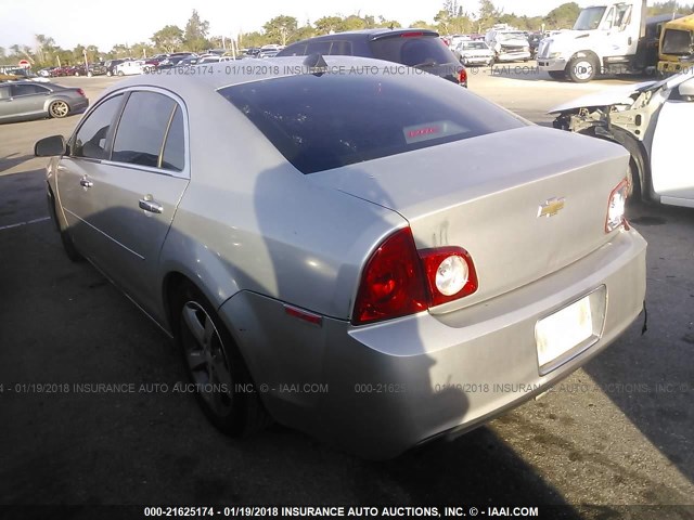 1G1ZC5E08CF153823 - 2012 CHEVROLET MALIBU 1LT 银色 照片 3