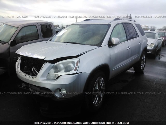 1GKKVRED9CJ271412 - 2012 GMC ACADIA SLT-1 SILVER photo 2