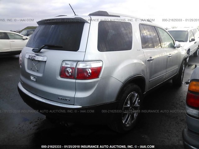 1GKKVRED9CJ271412 - 2012 GMC ACADIA SLT-1 SILVER photo 4