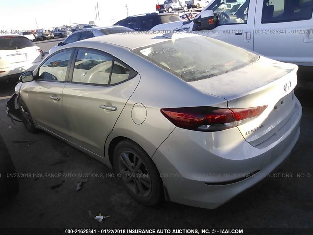 5NPD84LF0HH171699 - 2017 HYUNDAI ELANTRA SE/VALUE/LIMITED GRAY photo 3