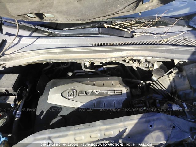 2HNYD28327H505720 - 2007 ACURA MDX TECHNOLOGY GRAY photo 10