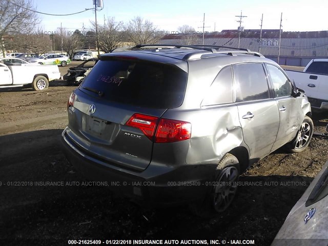 2HNYD28327H505720 - 2007 ACURA MDX TECHNOLOGY GRAY photo 4