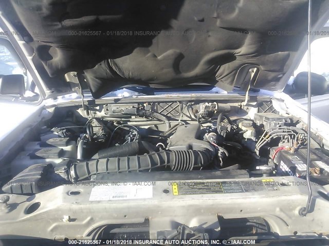 4F4YR16U43TM18466 - 2003 MAZDA B3000 CAB PLUS SILVER photo 10