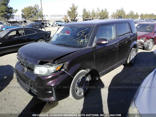 JTLZE4FE3CJ018501 - 2012 TOYOTA SCION XB PURPLE photo 2