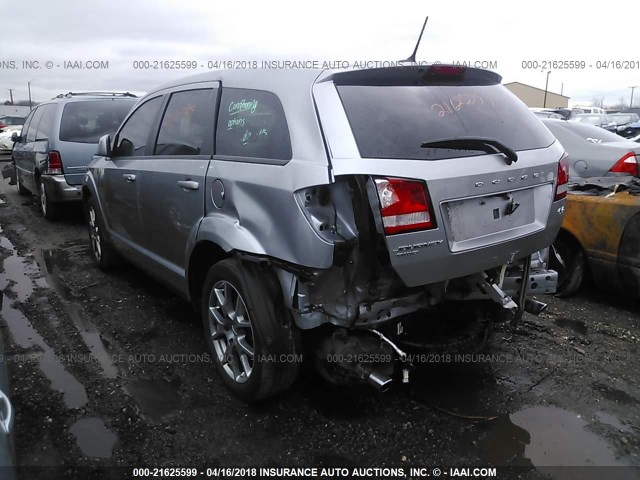 3C4PDDEG1GT242986 - 2016 DODGE JOURNEY R/T SILVER photo 3