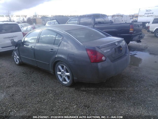 1N4BA41E14C897671 - 2004 NISSAN MAXIMA SE/SL GRAY photo 3