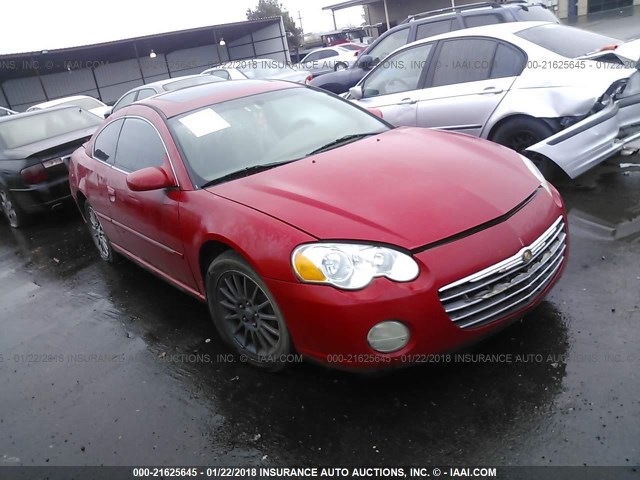 4C3AG52H64E080688 - 2004 CHRYSLER SEBRING LIMITED RED photo 1