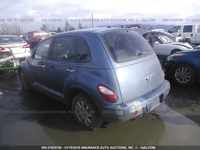 3A4FY58BX7T587210 - 2007 CHRYSLER PT CRUISER TOURING BLUE photo 3