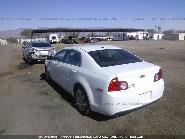 1G1ZB5E18BF248277 - 2011 CHEVROLET MALIBU LS 白色 照片 3