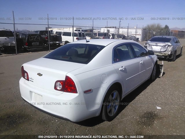 1G1ZB5E18BF248277 - 2011 CHEVROLET MALIBU LS 白色 照片 4