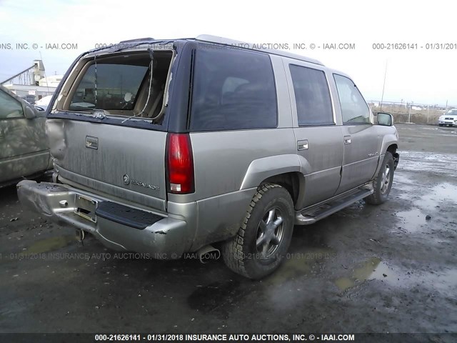 1GYEK13R9XR417262 - 1999 CADILLAC ESCALADE BEIGE photo 4