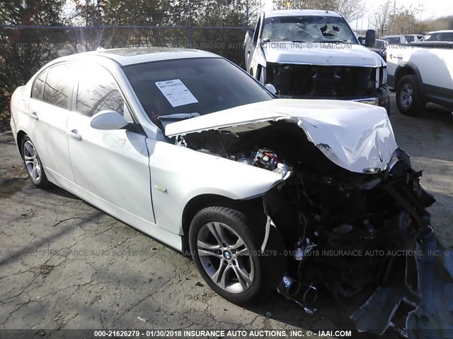 WBAVA33538KX86255 - 2008 BMW 328 WHITE photo 1