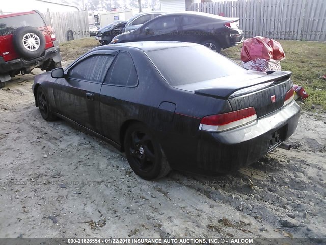 JHMBB6159VC013656 - 1997 HONDA PRELUDE SH BLACK photo 3