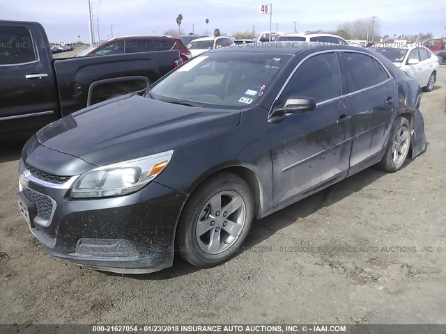 1G11B5SLXEF250667 - 2014 CHEVROLET MALIBU LS 黑色 照片 2