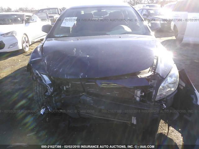 1G1ZA5E06AF284381 - 2010 CHEVROLET MALIBU LS ლურჯი ფოტო 6