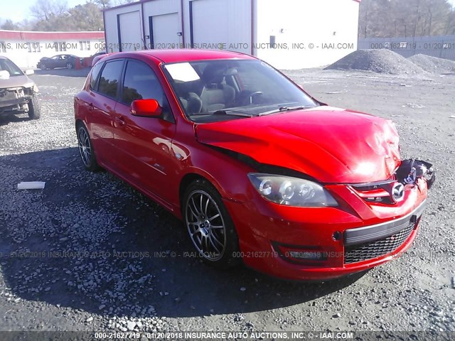 JM1BK34M781833768 - 2008 MAZDA SPEED 3 红色 照片 1