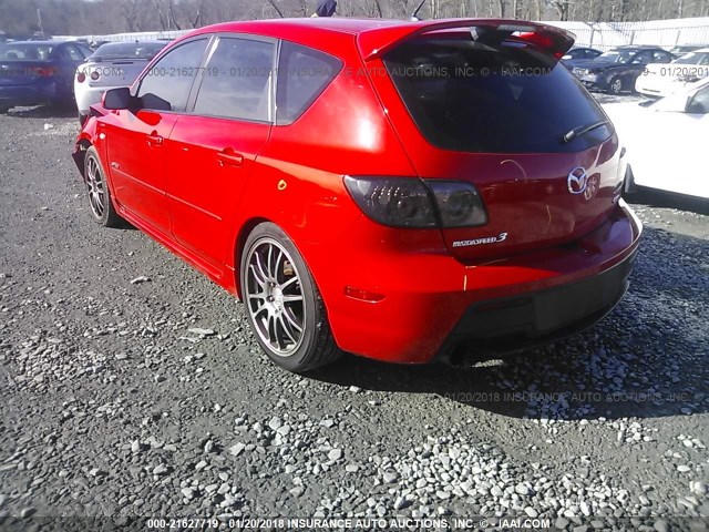JM1BK34M781833768 - 2008 MAZDA SPEED 3 红色 照片 3