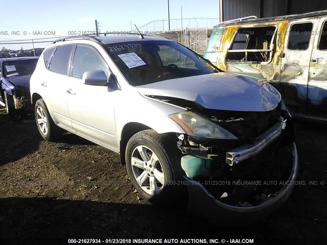 JN8AZ08W76W508463 - 2006 NISSAN MURANO SL/SE/S SILVER photo 1