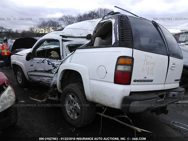 1GNEC16Z54J107349 - 2004 CHEVROLET SUBURBAN C1500 WHITE photo 3