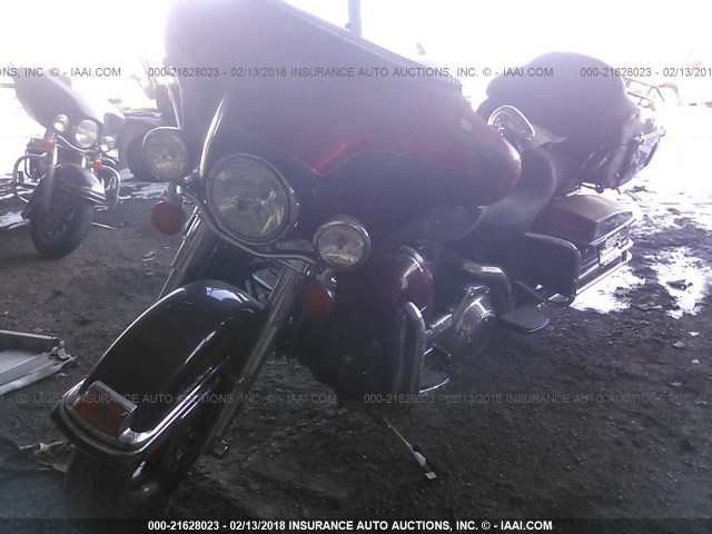 1HD1FC4158Y669710 - 2008 HARLEY-DAVIDSON FLHTCUI RED photo 2