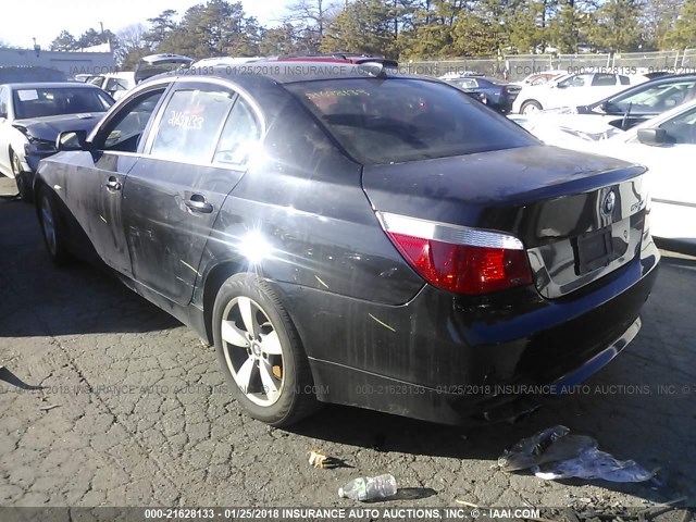 WBANF73566CU19494 - 2006 BMW 530 XI BLACK photo 3