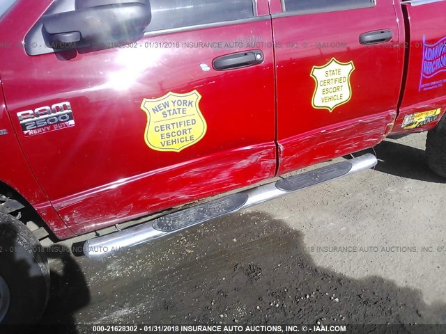 3D7KS28AX8G205611 - 2008 DODGE RAM 2500 ST/SLT 红色 照片 6