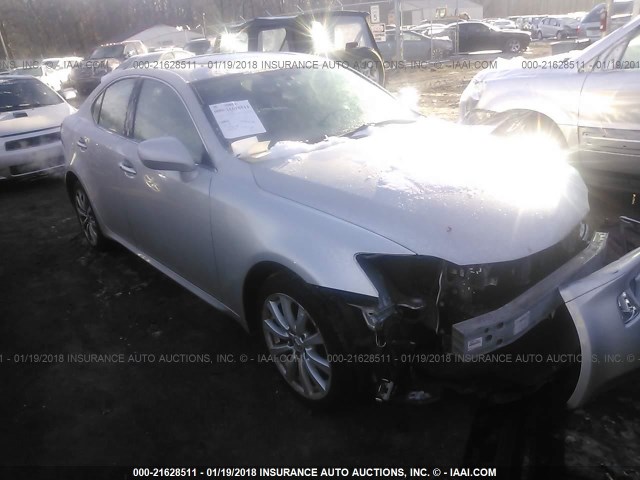 JTHCK262575013950 - 2007 LEXUS IS 250 SILVER photo 1