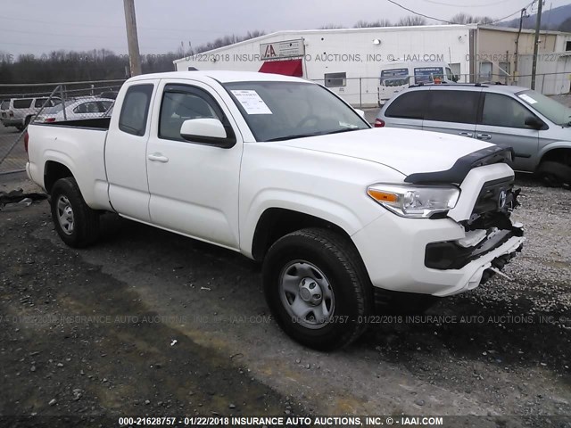 5TFRX5GN9HX076871 - 2017 TOYOTA TACOMA ACCESS CAB/SR/SR5 თეთრი ფოტო 1