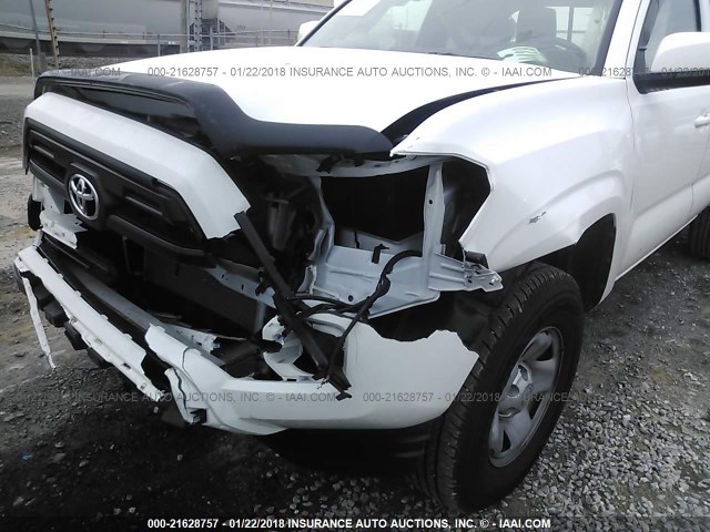 5TFRX5GN9HX076871 - 2017 TOYOTA TACOMA ACCESS CAB/SR/SR5 თეთრი ფოტო 6