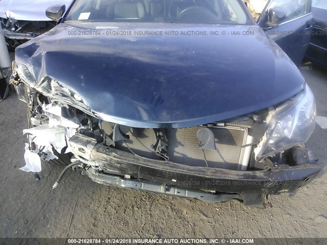 4T1BF1FK7EU375577 - 2014 TOYOTA CAMRY L/SE/LE/XLE BLUE photo 6