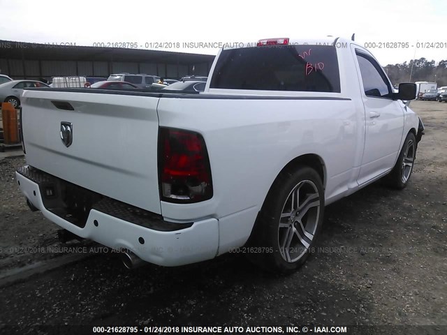 3C6JD6CT5CG200946 - 2012 DODGE RAM 1500 SPORT WHITE photo 4