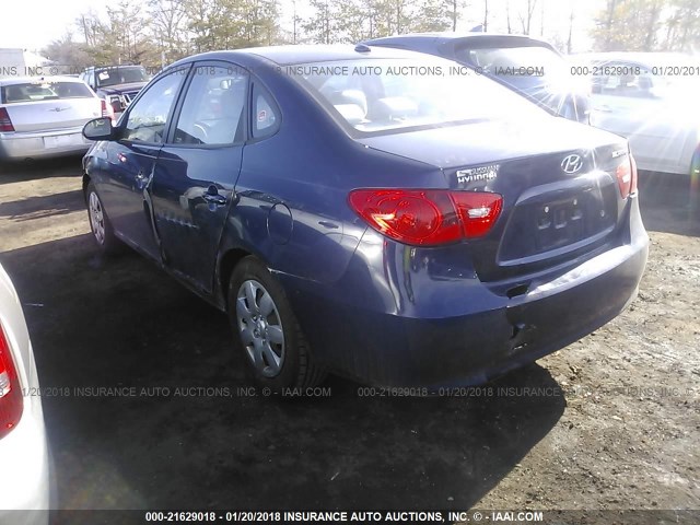 KMHDU46D48U404619 - 2008 HYUNDAI ELANTRA GLS/SE/LIMITED BLUE photo 6