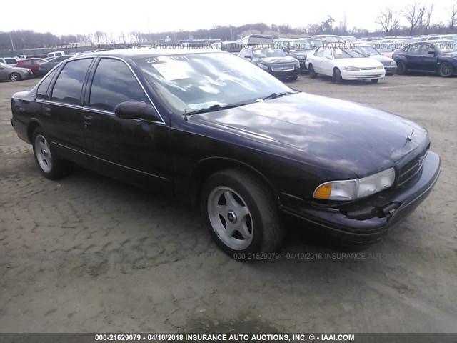 1G1BL52P3SR149971 - 1995 CHEVROLET CAPRICE / IMPALA CLASSIC/SS MAROON photo 1