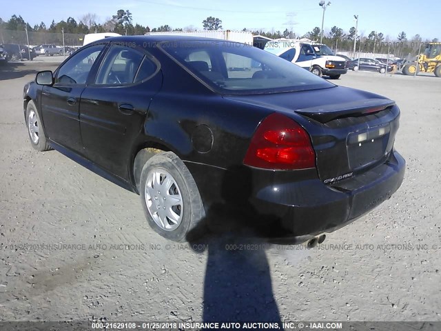 2G2WP542241244102 - 2004 PONTIAC GRAND PRIX GT BLACK photo 3