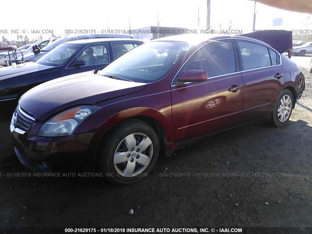 1N4AL21E37N409338 - 2007 NISSAN ALTIMA 2.5/2.5S MAROON photo 2