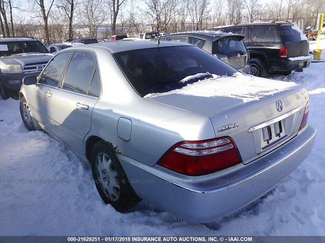 JH4KA96513C000071 - 2003 ACURA 3.5RL SILVER photo 3