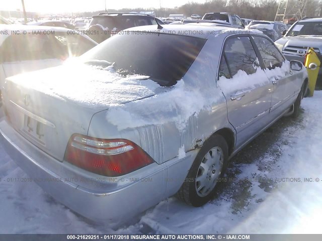 JH4KA96513C000071 - 2003 ACURA 3.5RL SILVER photo 4