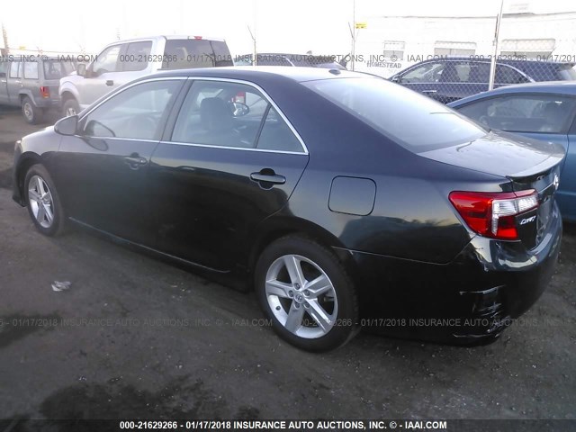 4T1BF1FK9DU298144 - 2013 TOYOTA CAMRY L/SE/LE/XLE 黑色 照片 3