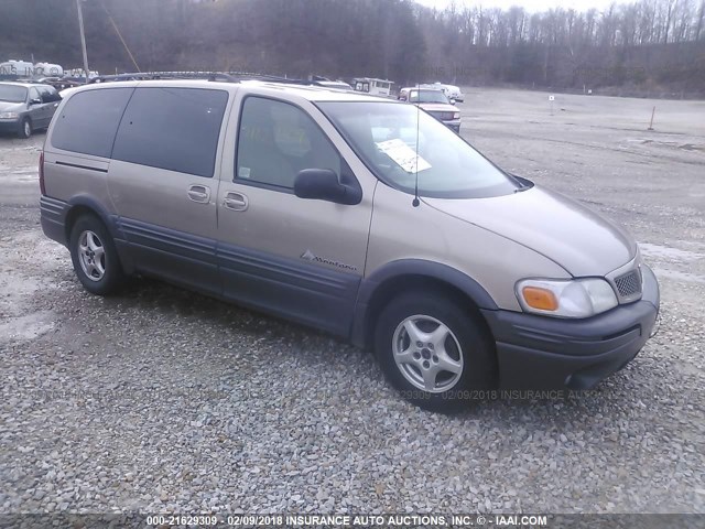 1GMDX03E93D193620 - 2003 PONTIAC MONTANA BROWN photo 1