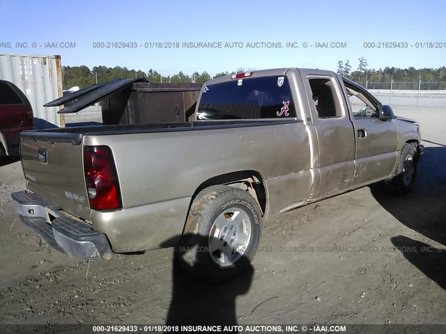 2GCEC19V541126687 - 2004 CHEVROLET SILVERADO C1500 TAN photo 4