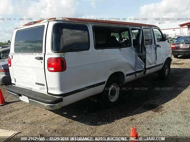 2B5WB35Z8YK105000 - 2000 DODGE RAM WAGON B3500 GRAY photo 4