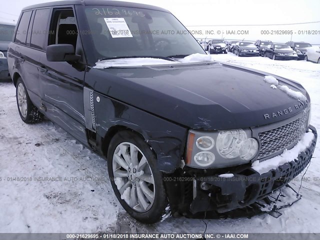 SALMF13498A285946 - 2008 LAND ROVER RANGE ROVER SUPERCHARGED BLACK photo 6